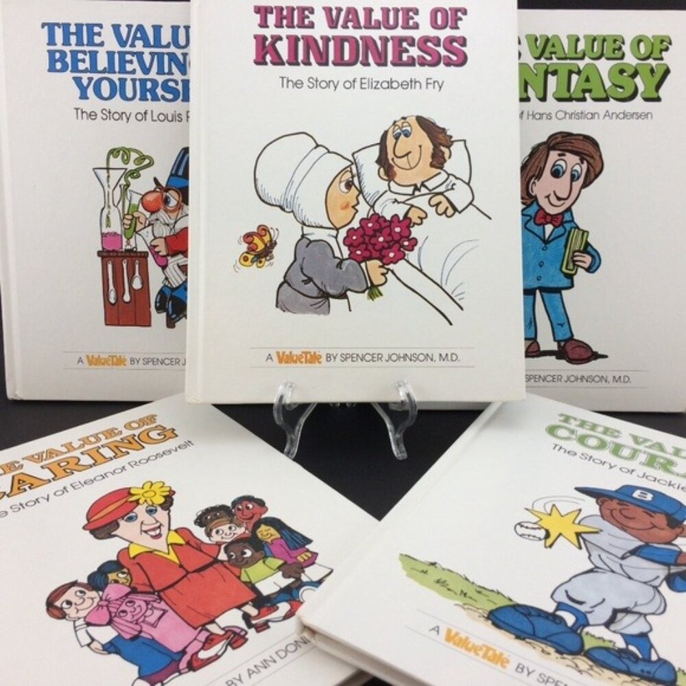 5 Vintage Value Tale Christian Homeschool Books Character Building ValueTale